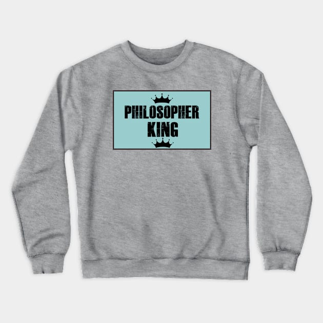 Philosopher king Crewneck Sweatshirt by Carolina Cabreira